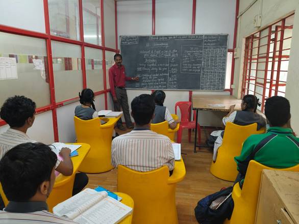 NIOS classroom session at KRM Special School