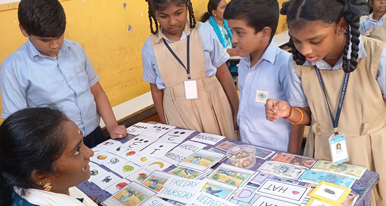 Children in a sensory-friendly class