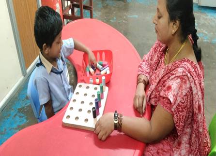 Pre primary classroom moment