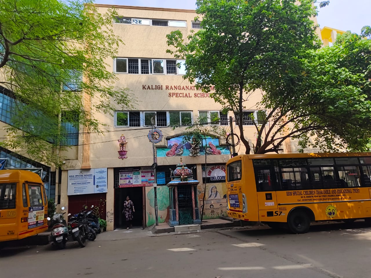 KRM Special School campus building in Perambur Chennai