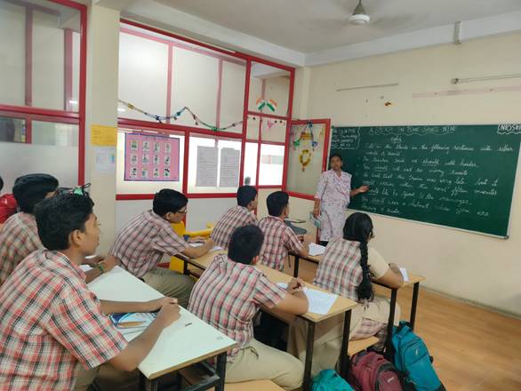 Students learning at the KRM NIOS centre